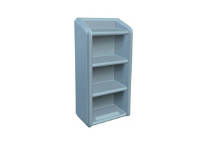 SHELVING UNIT 20IN.WX12IN.H 4 SHELVES PE by Cortech