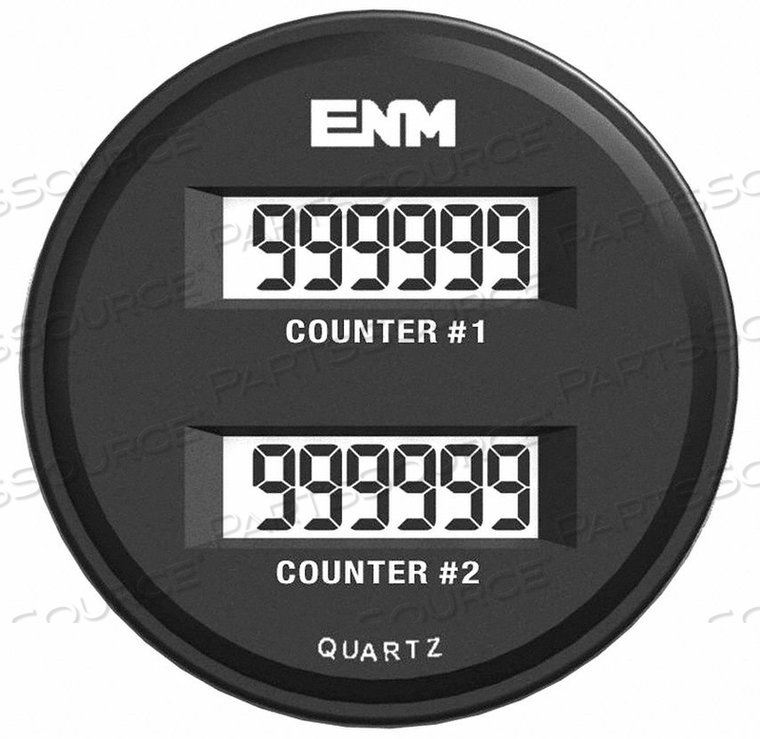 ELECTRONIC COUNTER 6 DIGITS LCD by ENM