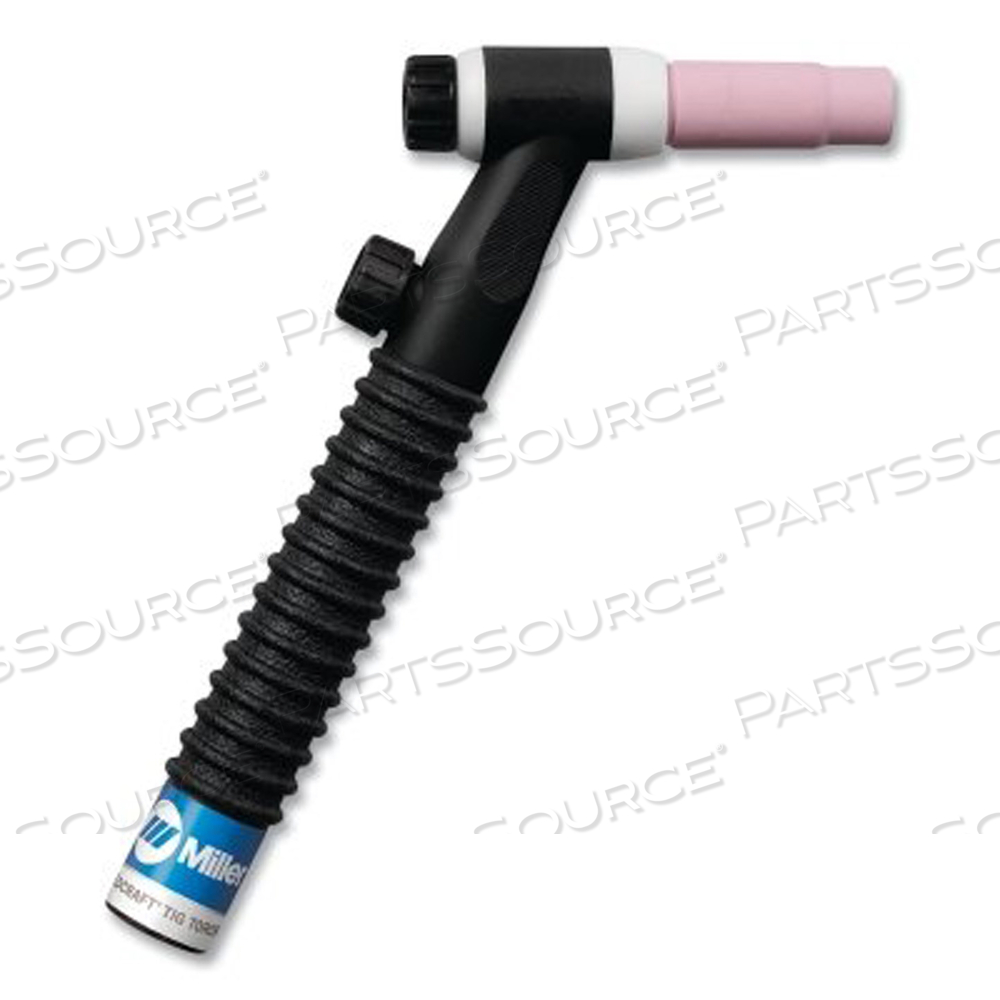 WP-17V AIR COOLED TIG TORCH KIT, ANGLED HEAD, 7/8 IN DIA HANDLE, 1-PC 25 FT CABLE by Weldcraft WP-17V AIR COOLED TIG TORCH KIT, ANGLED HEAD, 7/8 IN DIA HANDLE, 1-PC 25 FT CABLE by Weldcraft