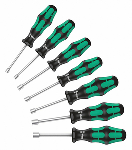 NUT DRIVER SET 7 PIECES METRIC SOLID by Wera NUT DRIVER SET 7 PIECES METRIC SOLID by Wera