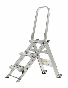 UTILITY STEP STOOL 43 IN.H 375 LB CAP. by Core Distribution, Inc.