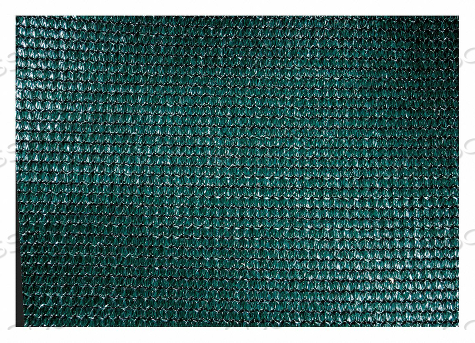 SHADE CLOTH, GREEN, POLYETHYLENE, 6 FT OVERALL HT, 10 FT OVERALL LG, 95% SHADE PERCENT by Mauritzon