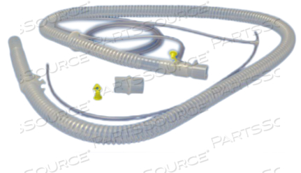 DISPOSABLE BILEVEL POSITIVE AIRWAY PRESSURE BREATHING CIRCUIT, ADULT PATIENT, 22 MM ID, 72 IN by Bio-Med Devices