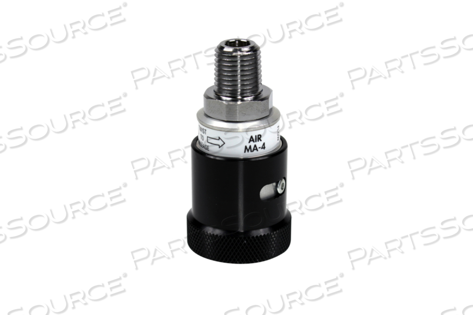 MEDICAL AIR SOCKET, 1/4 IN MNPT, BLACK, WHITE by Bay Corporation