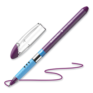 SLIDER BASIC BALLPOINT PEN, STICK, EXTRA-BOLD 1.4 MM, VIOLET INK, VIOLET BARREL, 10/BOX by Schneider