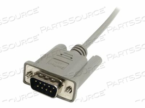 10 FT STRAIGHT THROUGH SERIAL CABLE - M/F - SERIAL EXTENSION CABLE - DB-9 (M) TO DB-9 (F) - 10 FT - GRAY - FOR P/N: PCI2S232485I, PCI8S950LP, PCI1S650DV by StarTech.com Ltd. 10 FT STRAIGHT THROUGH SERIAL CABLE - M/F - SERIAL EXTENSION CABLE - DB-9 (M) TO DB-9 (F) - 10 FT - GRAY - FOR P/N: PCI2S232485I, PCI8S950LP, PCI1S650DV by StarTech.com Ltd.