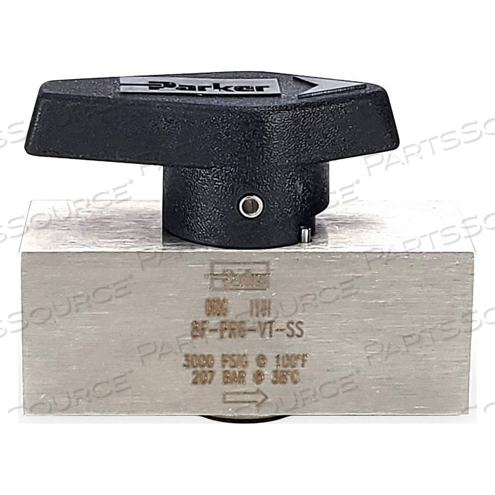 ROTARY PLUG VALVE FNPT 1/4 IN PIPE by Parker Hannifin Corporation