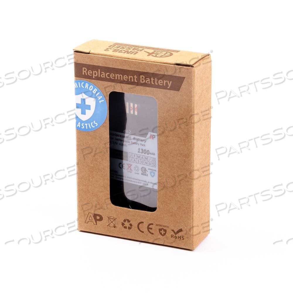 REPLACEMENT BATTERY, 1300 AH, LITHIUM ION, 3.7 V REPLACEMENT BATTERY, 1300 AH, LITHIUM ION, 3.7 V