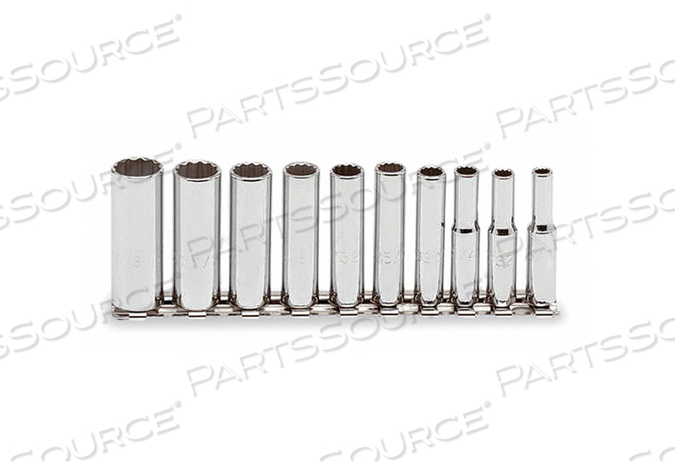 SOCKET SET SAE 1/4 IN DR 10 PC by Proto SOCKET SET SAE 1/4 IN DR 10 PC by Proto