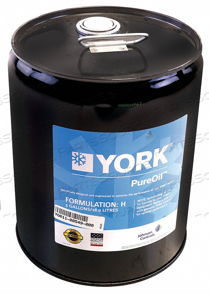 5GAL. POE TYPE H OIL by York-Johnson Controls