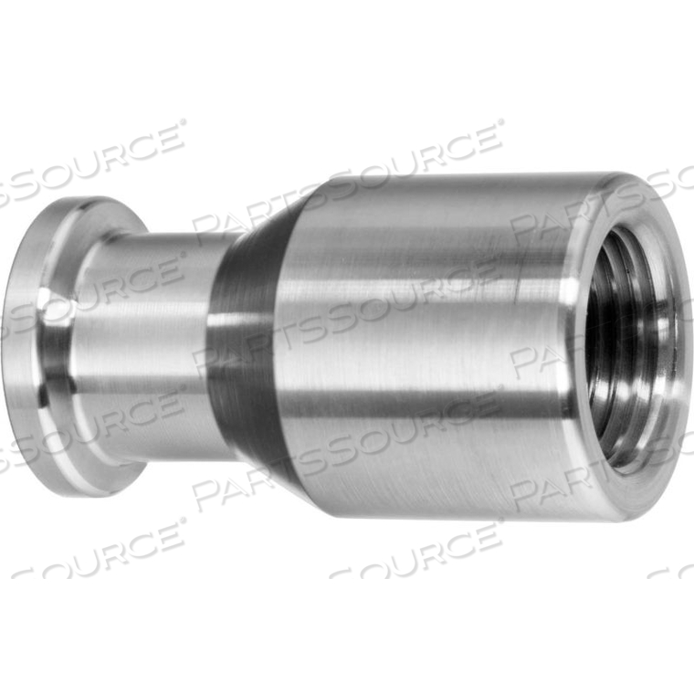 304SS STRAIGHT ADAPTERS, TUBE-TO-FNPT FOR QUICK CLAMP FITTINGS - FOR 3" TUBE OD X 3" NPT FEMALE 