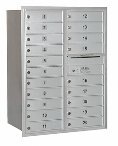 STANDARD MAILBOX 20 DOORS by Salsbury Industries
