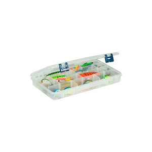 PROLATCH STOWAWAY 4-24 ADJUSTABLE COMPARTMENT BOX, 14"W X 9"D X 1-7/8"H, CLEAR by Plano Molding