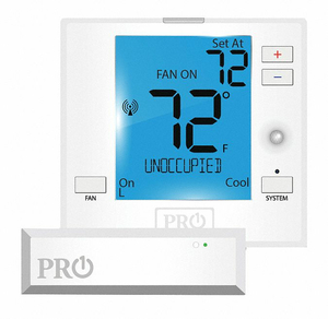 WIRELESS LOW VOLTAGE THERMOSTAT 5/64 D by PRO1 IAQ