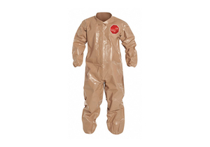 COLLARED COVERALL ELASTIC TAN 2XL PK6 by DuPont COLLARED COVERALL ELASTIC TAN 2XL PK6 by DuPont