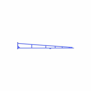 LD WALL MOUNTED TOOL SOLUTIONS JIB CRANE, 4' SPAN, 150 LB CAPACITY by Gorbel, Inc.