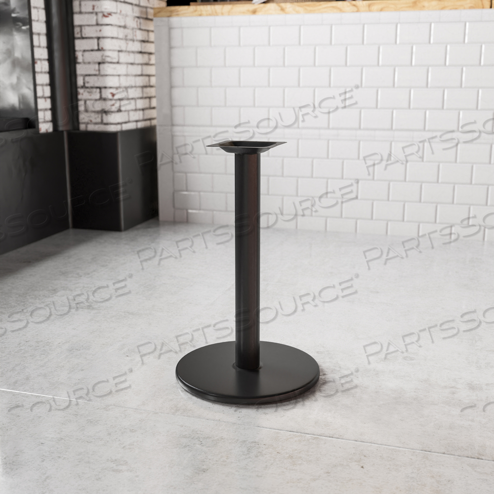 BEVERLY 18'' ROUND RESTAURANT TABLE BASE WITH 3'' DIA. TABLE HEIGHT COLUMN by Flash Furniture BEVERLY 18'' ROUND RESTAURANT TABLE BASE WITH 3'' DIA. TABLE HEIGHT COLUMN by Flash Furniture