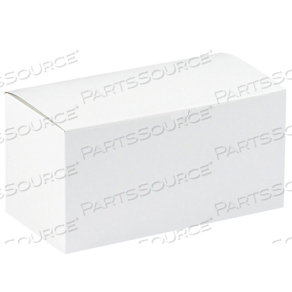 GIFT BOXES, 9" X 4 1/2" X 4 1/2", WHITE, 100/CASE by BOX Partners (Box Acquisitions, LLC)