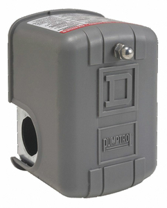 PRESSURE SWITCH DPST 1/4 FNPS DIAPHRAGM by Square D