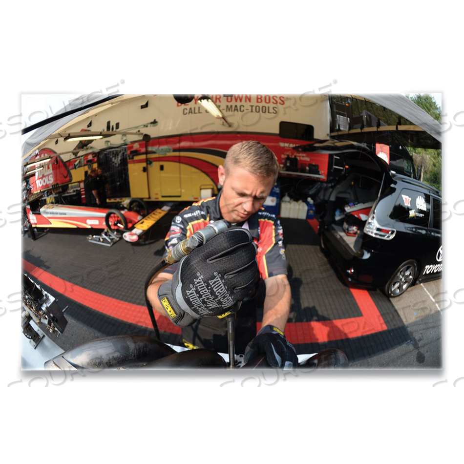 FASTFIT GLOVE, SPANDEX, SYNTHETIC LEATHER, TREKDRY, TRICOT, BLACK, LARGE by Mechanix Wear