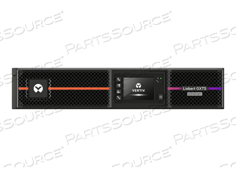 LIEBERT GXT5, UPS (RACK-MOUNTABLE / EXTERNAL), AC 120 V, 2700 WATT, 3000 VA, OUTPUT CONNECTORS: 7, 2U by Vertiv LIEBERT GXT5, UPS (RACK-MOUNTABLE / EXTERNAL), AC 120 V, 2700 WATT, 3000 VA, OUTPUT CONNECTORS: 7, 2U by Vertiv