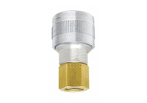 AUTO SOCKET 1/4 FPT ALUM/STEEL/BRASS by Foster