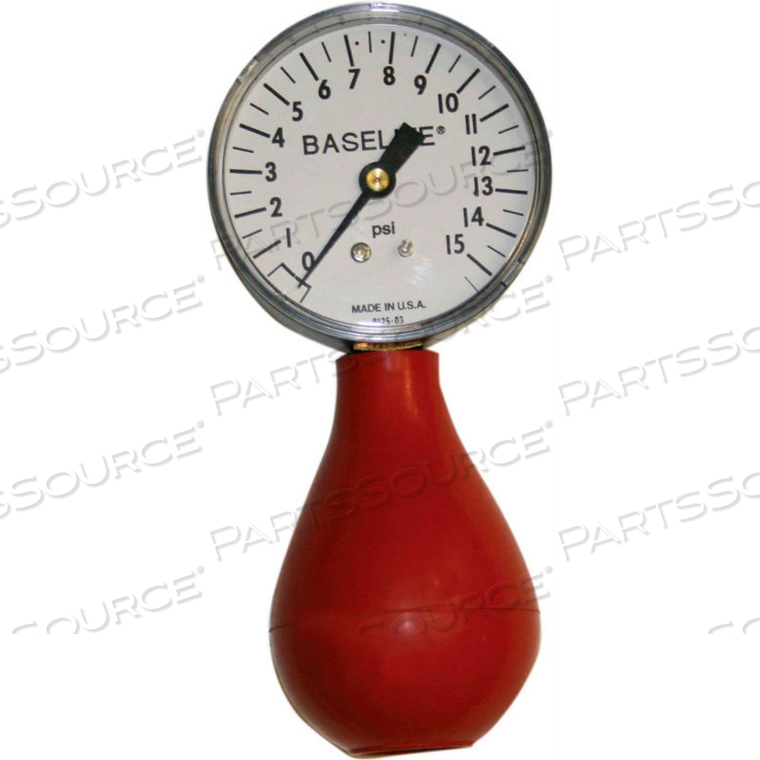 BASELINE PNEUMATIC (SQUEEZE BULB) DYNAMOMETER (15 PSI) by Fabrication Enterprises