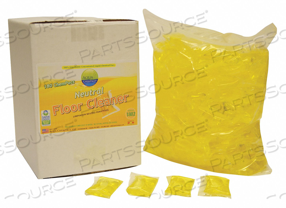 NEUTRAL FLOOR CLEANER 1802 PK180 by Aquachempacs