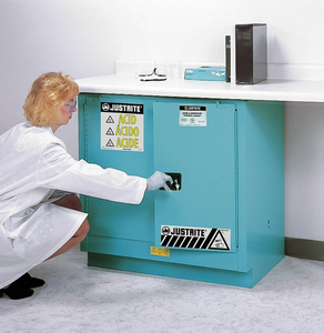 CORROSIVE SAFETY CABINET BLUE STANDARD by Justrite
