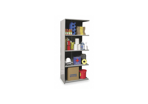 METAL SHLVING CLOSED ADD-ON 87 H 5 SHELF by Hallowell