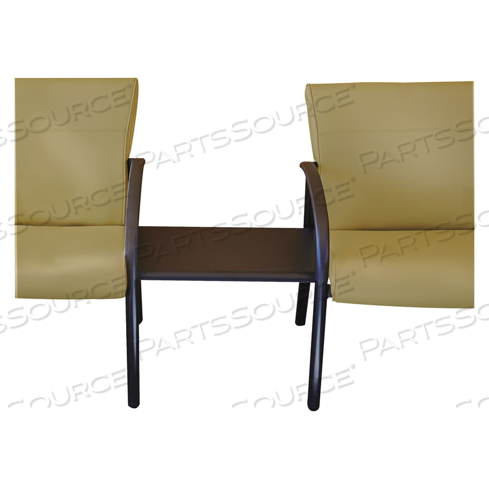 GRATZI RECEPTION SERIES GANGING TABLE, RECTANGULAR, 23W X 16.5D X 16.5H, BLACK 