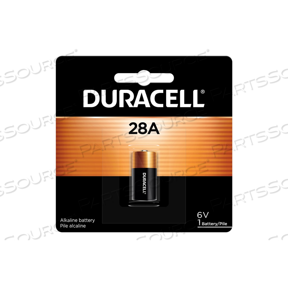 PX28ABPK DURACELL SPECIALTY ALKALINE PHOTO BATTERY,6V 