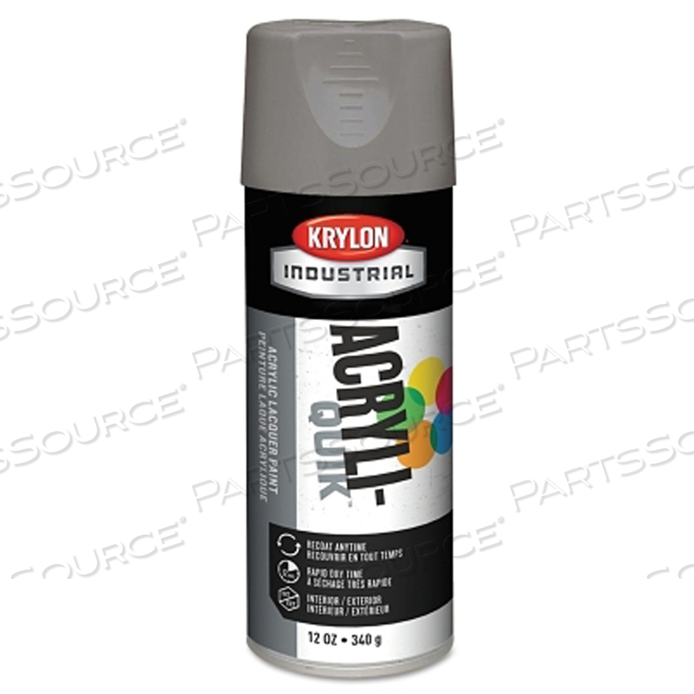 INTERIOR/EXTERIOR INDUSTRIAL MAINTENANCE PAINT, 12 OZ AEROSOL CAN, SMOKE GRAY by Krylon INTERIOR/EXTERIOR INDUSTRIAL MAINTENANCE PAINT, 12 OZ AEROSOL CAN, SMOKE GRAY by Krylon