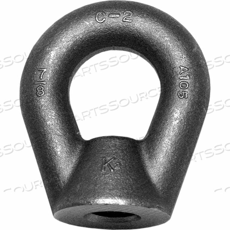 FORGED EYE NUT - 1 1/2-6 - STYLE B - C1030 - GALVANIZED - MADE IN USA 