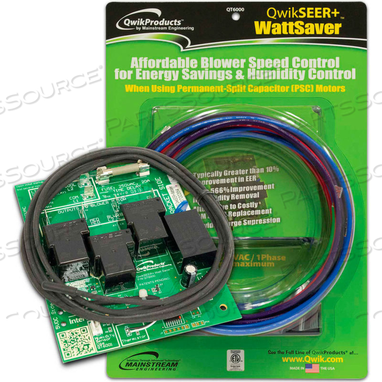 QWIKSEER+WATTSAVER PSC ENERGY & HUMIDITY CONTROL BOARD 