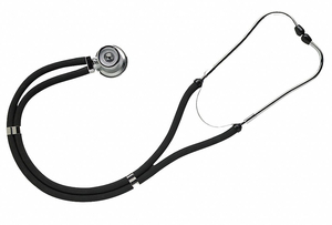 STETHOSCOPE ADULT BLACK by HealthSmart (Briggs Healthcare/MABIS)