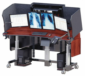 MEDICAL WORKSTATION 26 TO 47 H X 84 W by AFC Industries, Inc