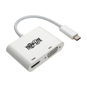 USB C TO HDMI / VGA MULTIPORT ADAPTER CONVERTER 4K, USB C by Tripp Lite