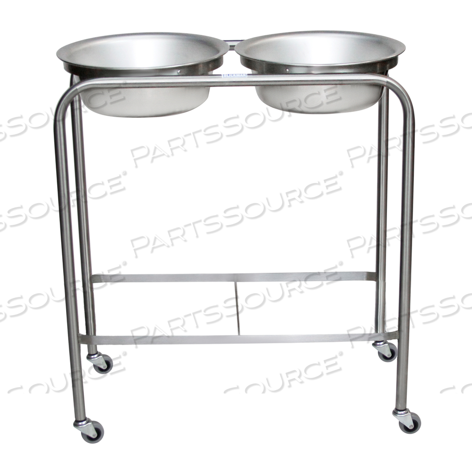 SNYDER DOUBLE BASIN SOLUTION STAND W/BASIN by Blickman SNYDER DOUBLE BASIN SOLUTION STAND W/BASIN by Blickman