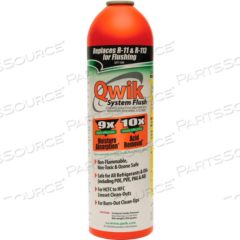 QWIK SYSTEM FLUSH ORANGE - 2 LB. AEROSOL CONTAINER by Qwikproducts