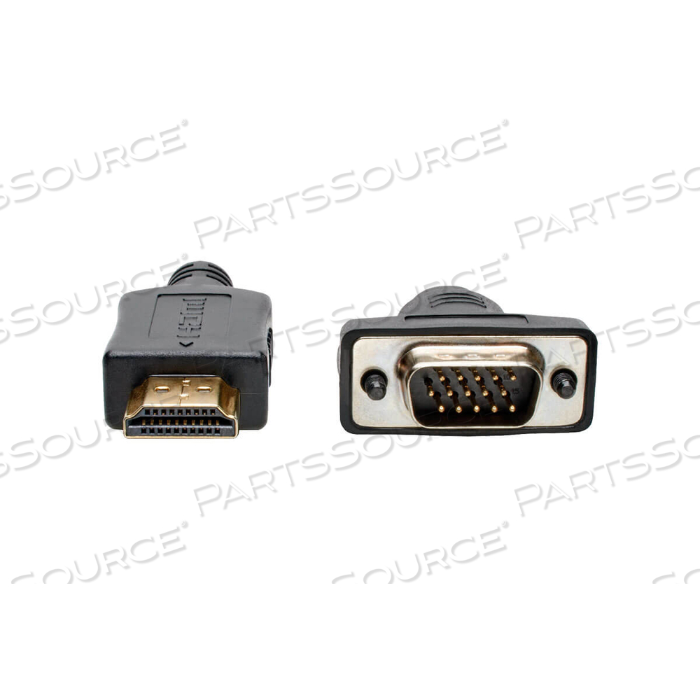 HDMI TO VGA ACTIVE ADAPTER CABLE (HDMI TO LOW-PROFILE HD15 M/M), 10 FT by Tripp Lite