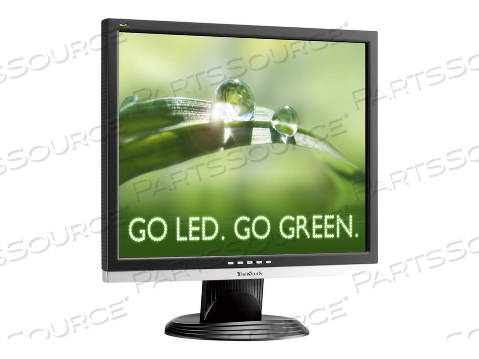LED MONITOR, BLACK, 1280 X 1024 DISPLAY RESOLUTION, 5MS RESPONSE TIME, 19IN SCREEN SIZE, 170° HORIZONTAL VIEWING ANGLE by ViewSonic