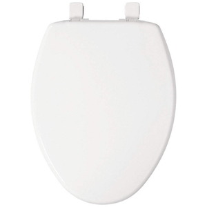 TOILET SEAT WHITE ELONGATED 16 7/8 H by Bemis TOILET SEAT WHITE ELONGATED 16 7/8 H by Bemis