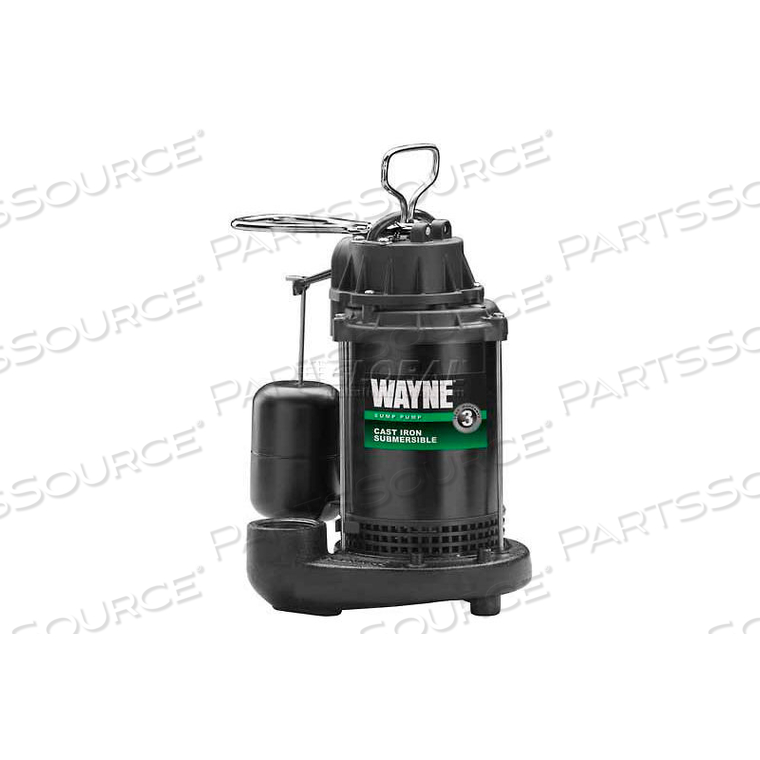 CDU800 1/2 HP CAST IRON SUMP PUMP by Wayne Water Systems CDU800 1/2 HP CAST IRON SUMP PUMP by Wayne Water Systems