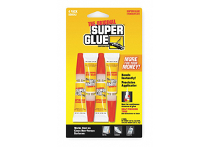 INSTANT ADHESIVE 2G TUBE CLEAR PK4 by Super Glue