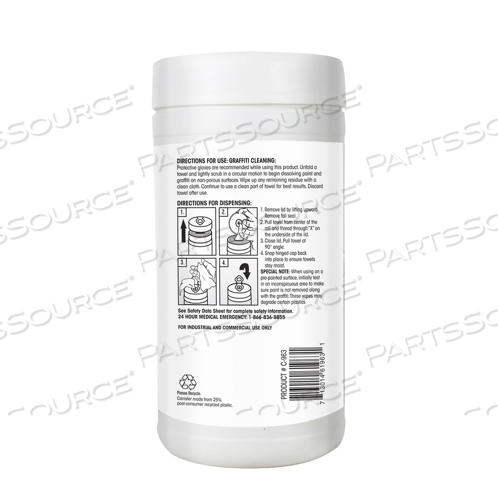 GRAFFITI WIPE, 1-PLY, 12 X 9.5, MILD SCENT, PURPLE by Claire GRAFFITI WIPE, 1-PLY, 12 X 9.5, MILD SCENT, PURPLE by Claire