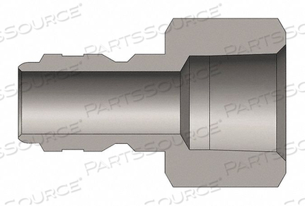 E-SERIES FEMALE NPT 3/8 PLUG 3/8 SS by Dixon Valve and Coupling