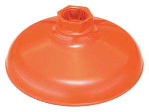 SHOWER HEAD PLASTIC ORANGE by Guardian Equipment