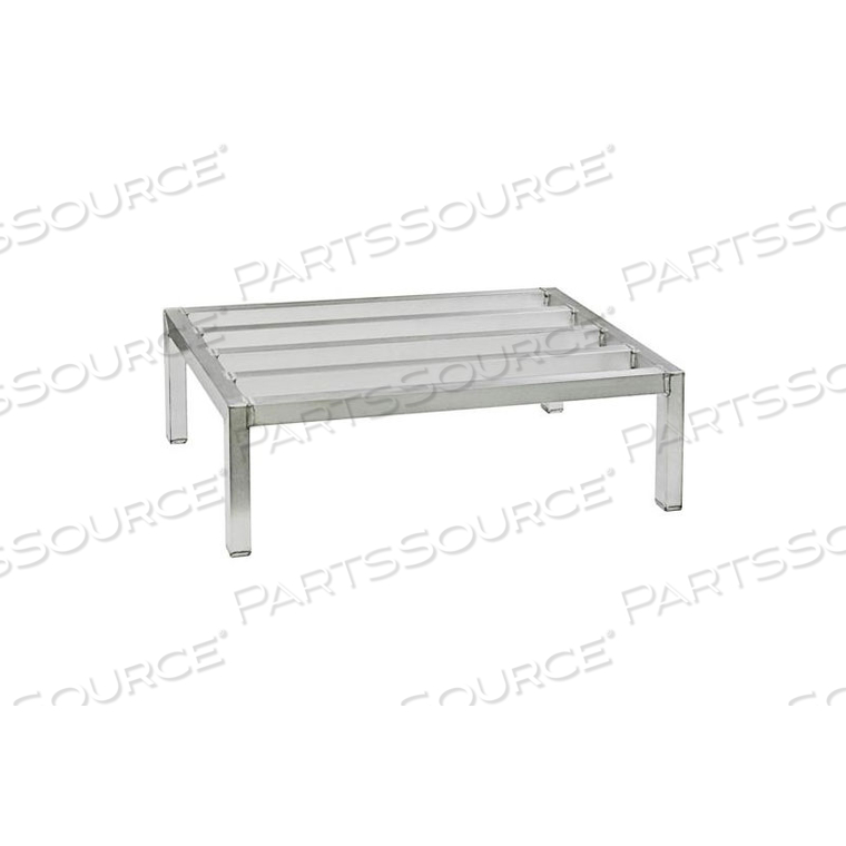 ALUMINUM STRAIGHT LEG DUNNAGE RACK 24"W X 30"D X 12"H by New Age Industries