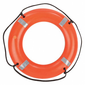 RING BUOY ORANGE 30 DIA. by Kent Safety